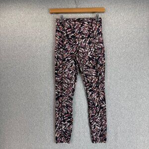 Lululemon Size 4 Fast Free Tight II 25" Leggings Kaleidoscopic Pink Black Purple